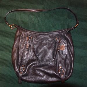 COACH LEATHER ALEXANDRA BAG